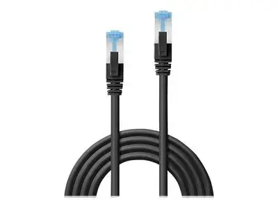 Lindy patch cable - 1 m - black