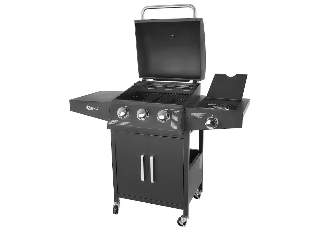 Gaasigrilli 4 põletit (3 + 1) 13,5kW