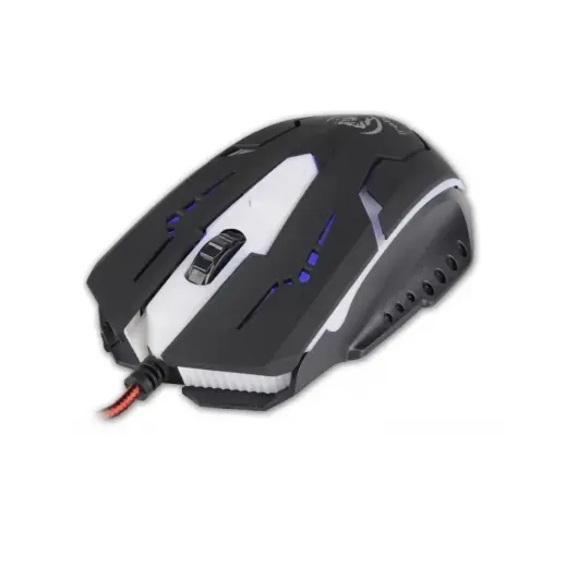 Rebeltec Cobra Spēļu Datora Pele ar Papildus Pogām un Apgaismojumu | 2400 DPI | USB 