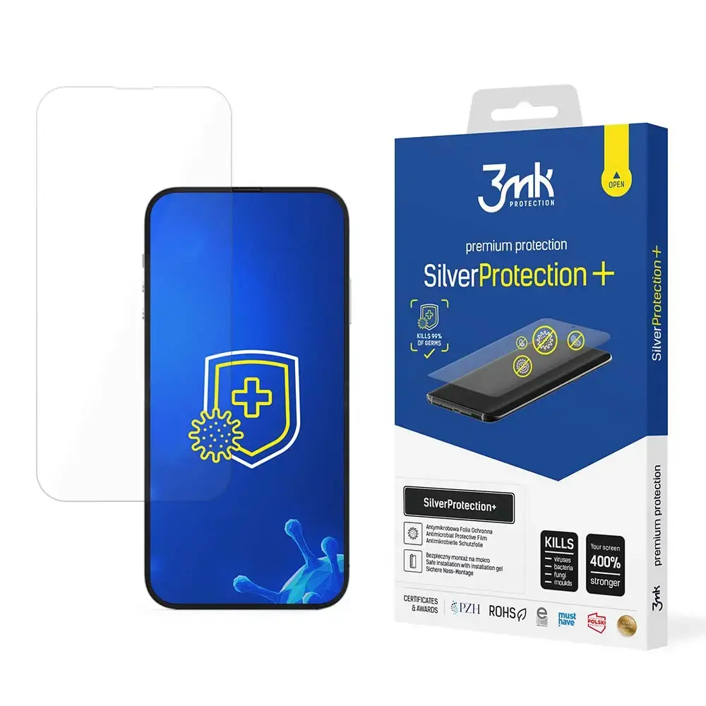 3mk SilverProtection+ aizsargplēve telefona ekrānam iPhone 14 | iPhone 14 Pro