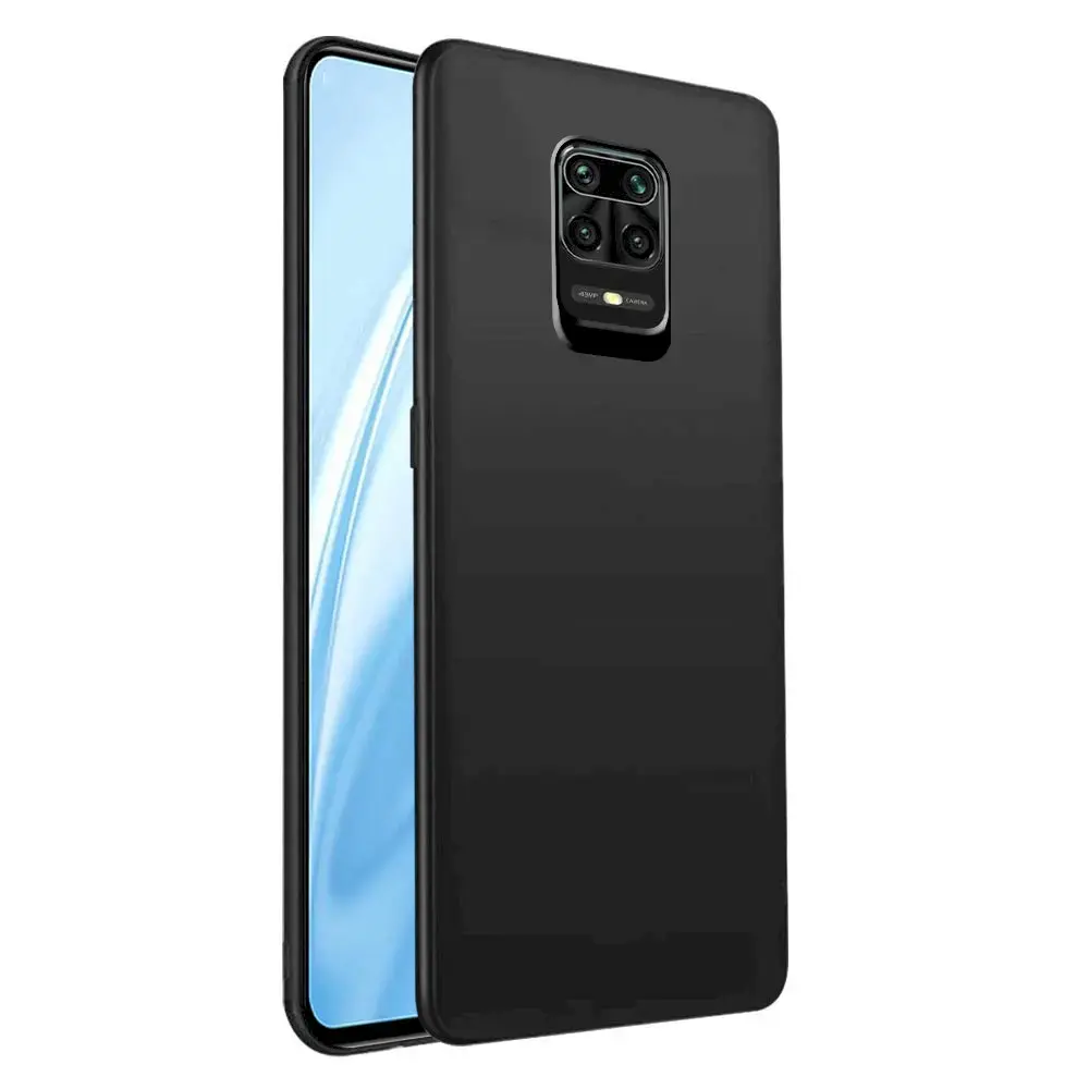 Fusion Soft Matte Back Case silicone case for Xiaomi Redmi Note 9S | 9 Pro | 9 Pro Max black