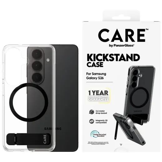 CARE by PanzerGlass Urban Explorer phone case for Samsung Galaxy S26 (S942) transparent