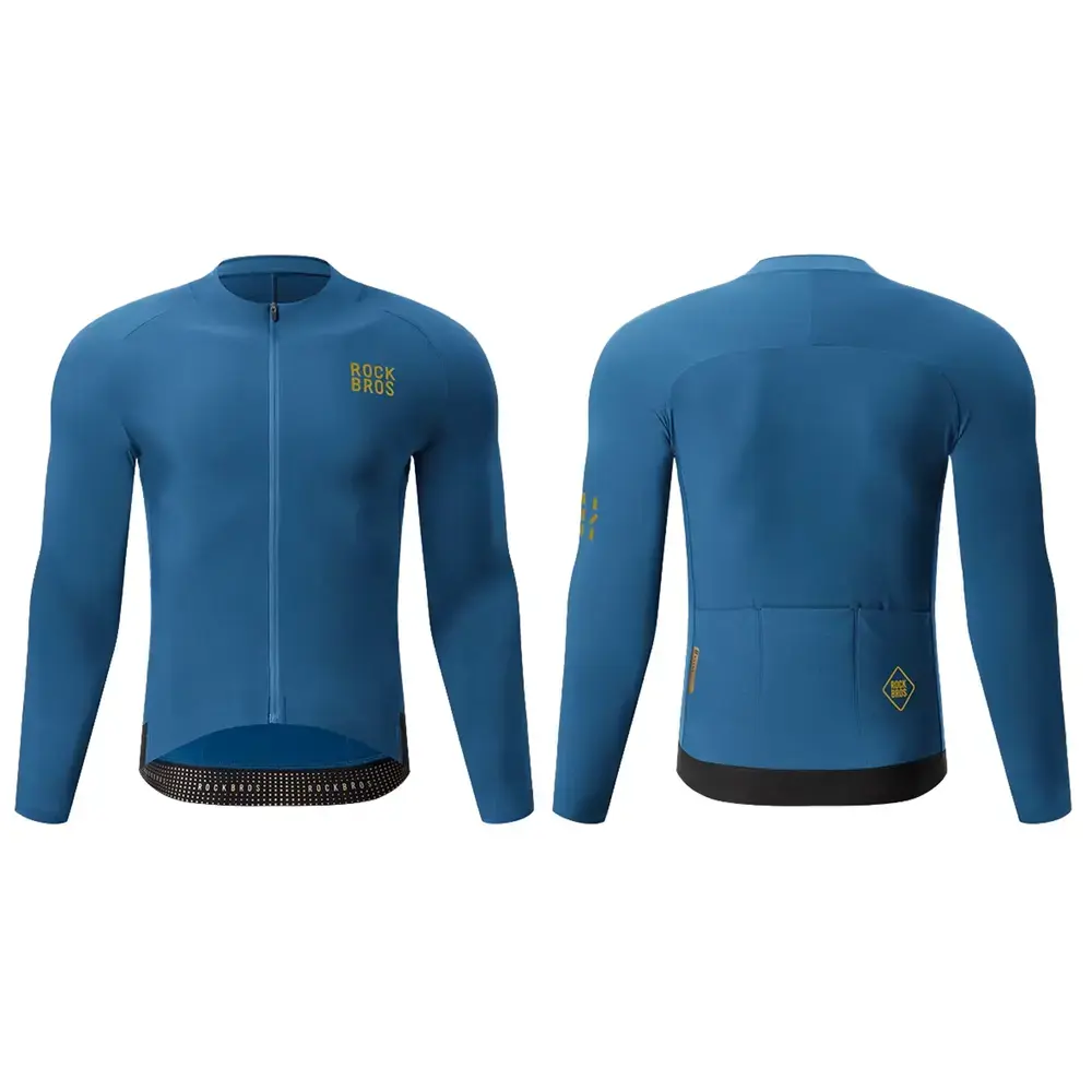 Rockbros YDWT020 Diamond Fall/Winter Cycling Jacket Size XL - Blue