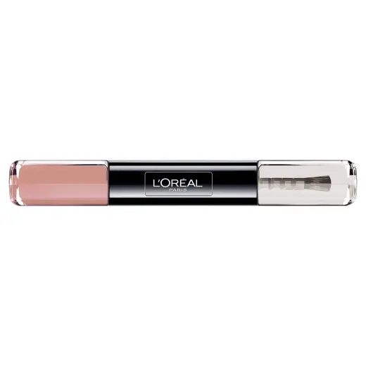 L'Oreal Paris, Infallible, Gel-Effect, Nail Polish 2-In-1, 012, Forever Mink, 2 x, 5 ml