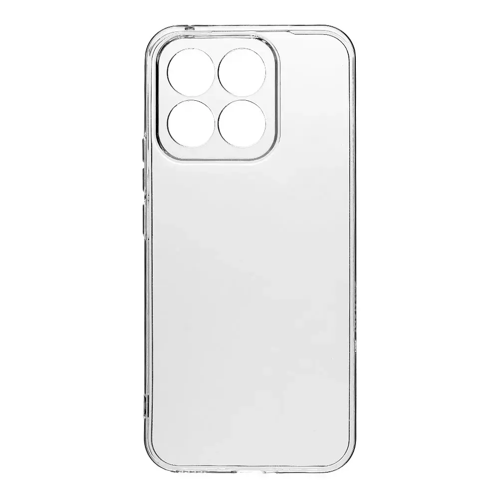 Тактический TPU чехол для телефона Honor X8c прозрачный