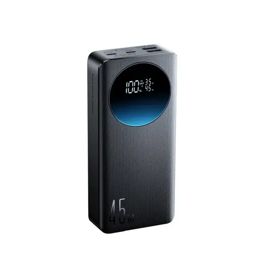 Joyroom JR-PBF02 Pro ārējais akumulators (powerbank) | 20 000 mAh | 45W | USB-A, USB-C | LED ekrāns | melns