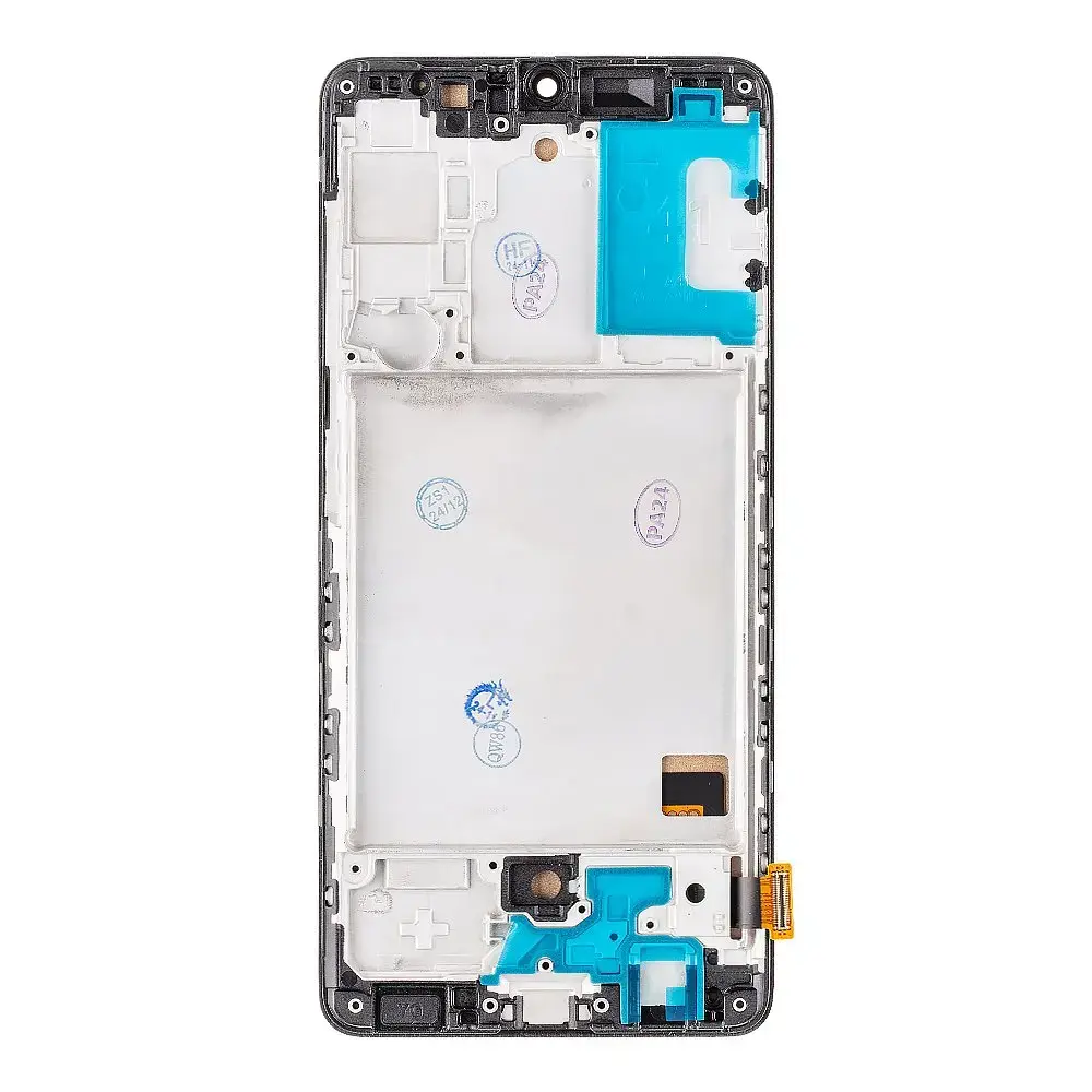 LCD display + Touch Unit + Front Cover for Samsung A415 Galaxy A41 Black (Incell)