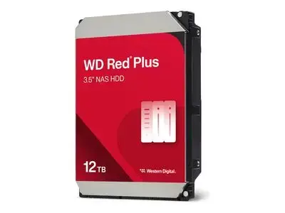WD Hard Drive Red Plus - 12 TB - 3.5" - SATA 6 GB|s