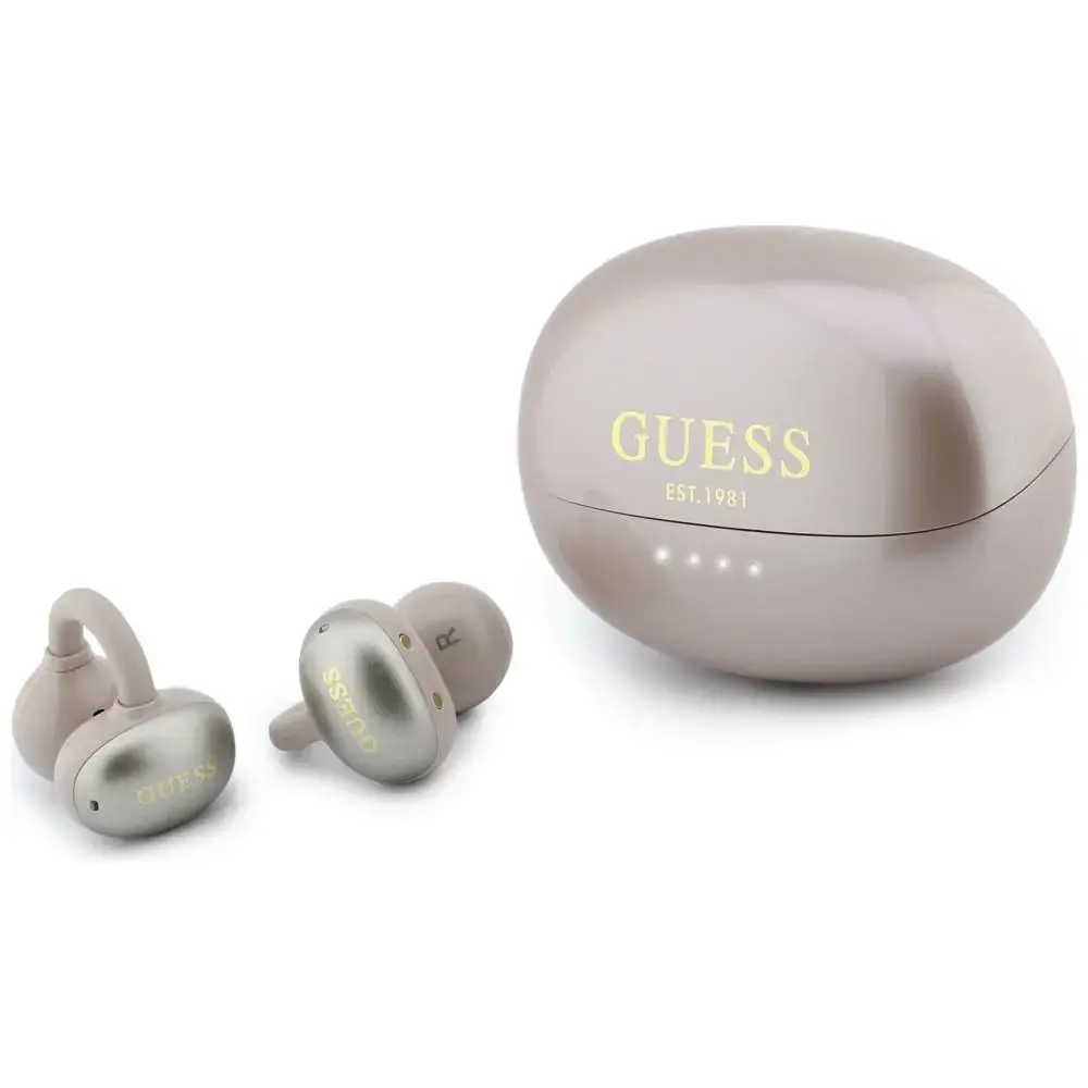 Ear-phones OWS Guess Metalic Finish       Electropated Parts Classic Logo pink