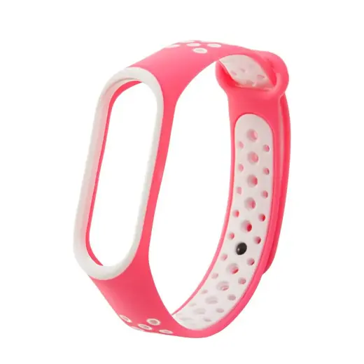 Fusion dots band for Xiaomi Mi Band 3 | Mi Band 4 pink - white