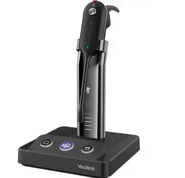 Wireless headphones WH63 charging stand Teams Dect