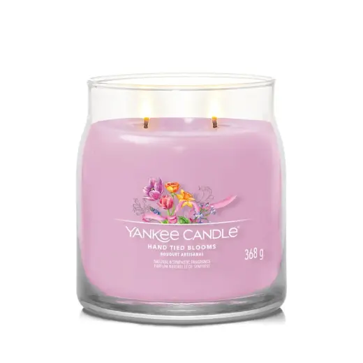 Yankee Candle Signature Jar Candle Medium Jar Hand Tied Blooms 368g