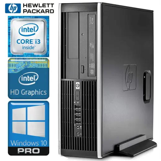 HP 6200 PRO SFF i3-2100 4GB 250GB DVD WIN10PRO|W7P [refurbished]