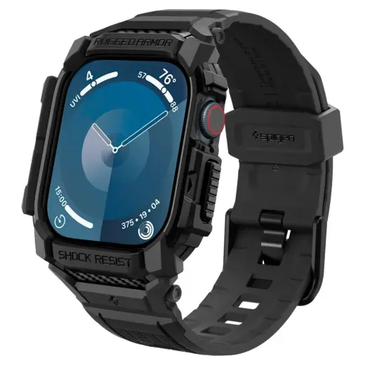 SPIGEN RUGGED ARMOR "PRO" APPLE WATCH 10 (46 MM) MATTE BLACK