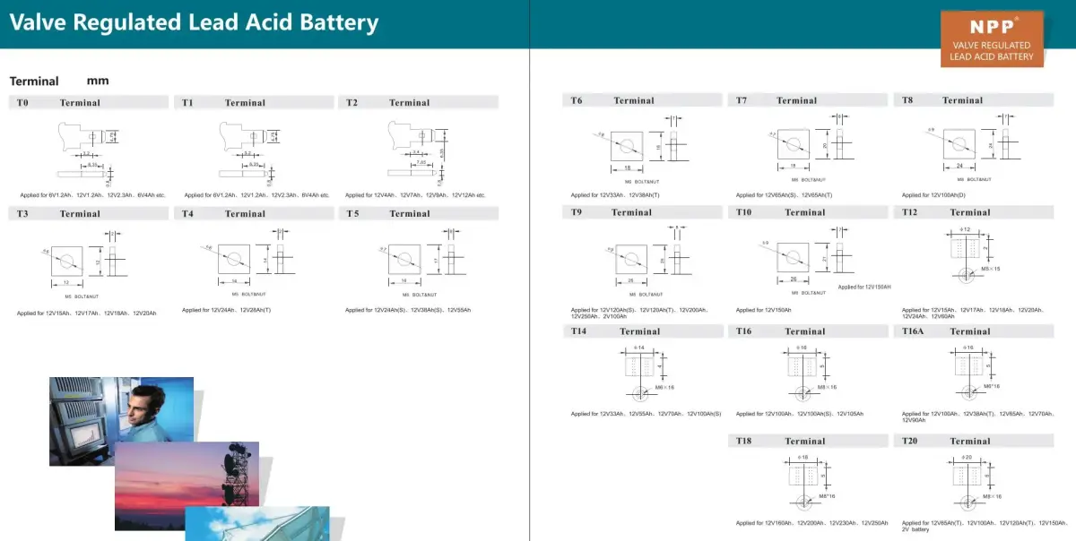 NPP Battery 12V 7Ah T1(F1) Pb