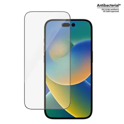 PanzerGlass karastatud klaas telefonile iPhone 14 Pro 6,1, antibakteriaalne, komplektis Easy Aligner, 2784