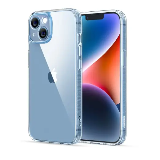 Ugreen Klasisks caurspīdīgs uzlabotais aizsargvāciņš iPhone 14 Plus caurspīdīgs (LP618) ar želejas rāmi Klasisks caurspīdīgs uzlabotais aizsargvāciņš