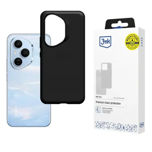 3mk Matt Case for Honor 400 PRO - black