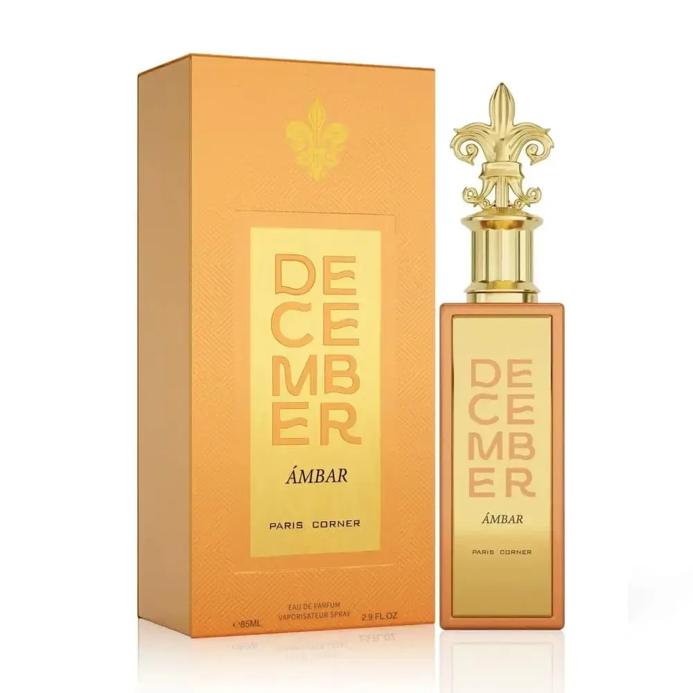 Paris Corner, December Ambar, Eau De Parfum, Unisex, 100 ml