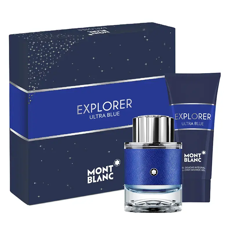 Montblanc Explorer Ultra Blue Eau De Parfum 60ml Gift Set
