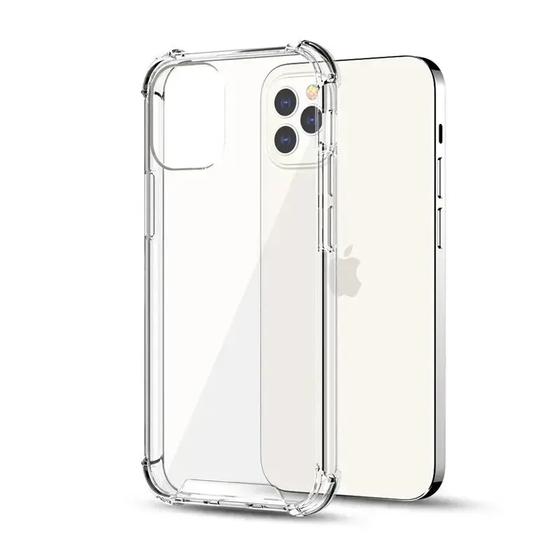 Fusion Anti Shock 0.5 mm Silicone Case For iPhone 13 Pro Max Transparent