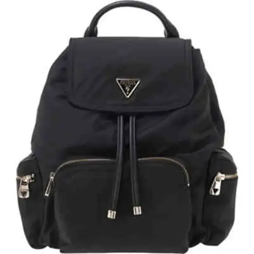 Guess, Gemma, Textile Backpack, Black, HWEYG839532BLA, For Women, 22 x 32 x 12cm