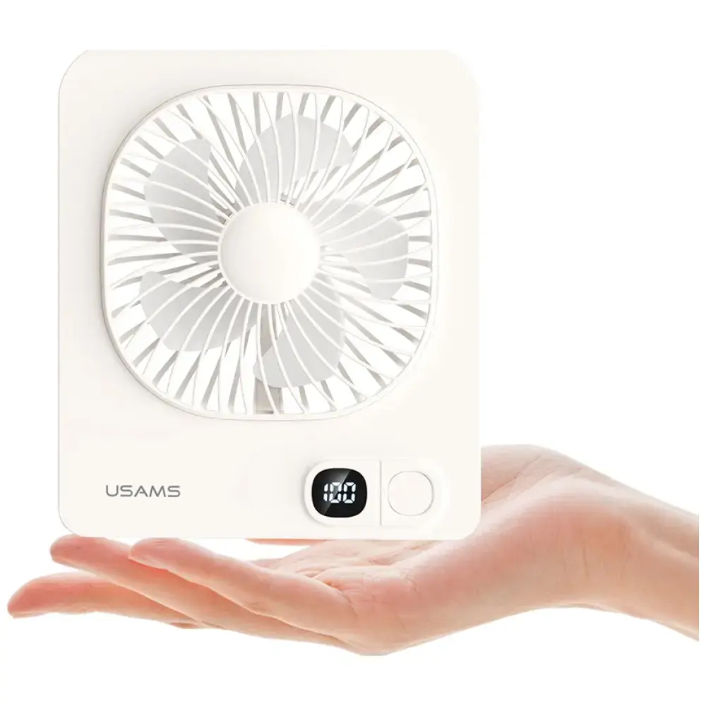 Lightweight Magnetic Desktop Fan USAMS   blue