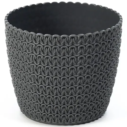Puķu pods Magnolija Jersey 220x185mm, antracīts
