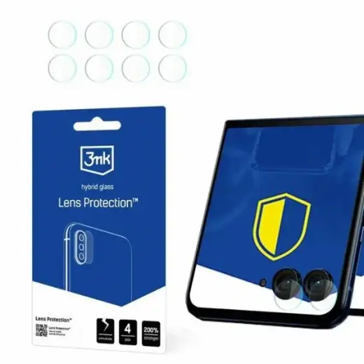 3MK Lens Protect Motorola Razr 50 Ultra(front) Camera Lens Protection 4 pcs