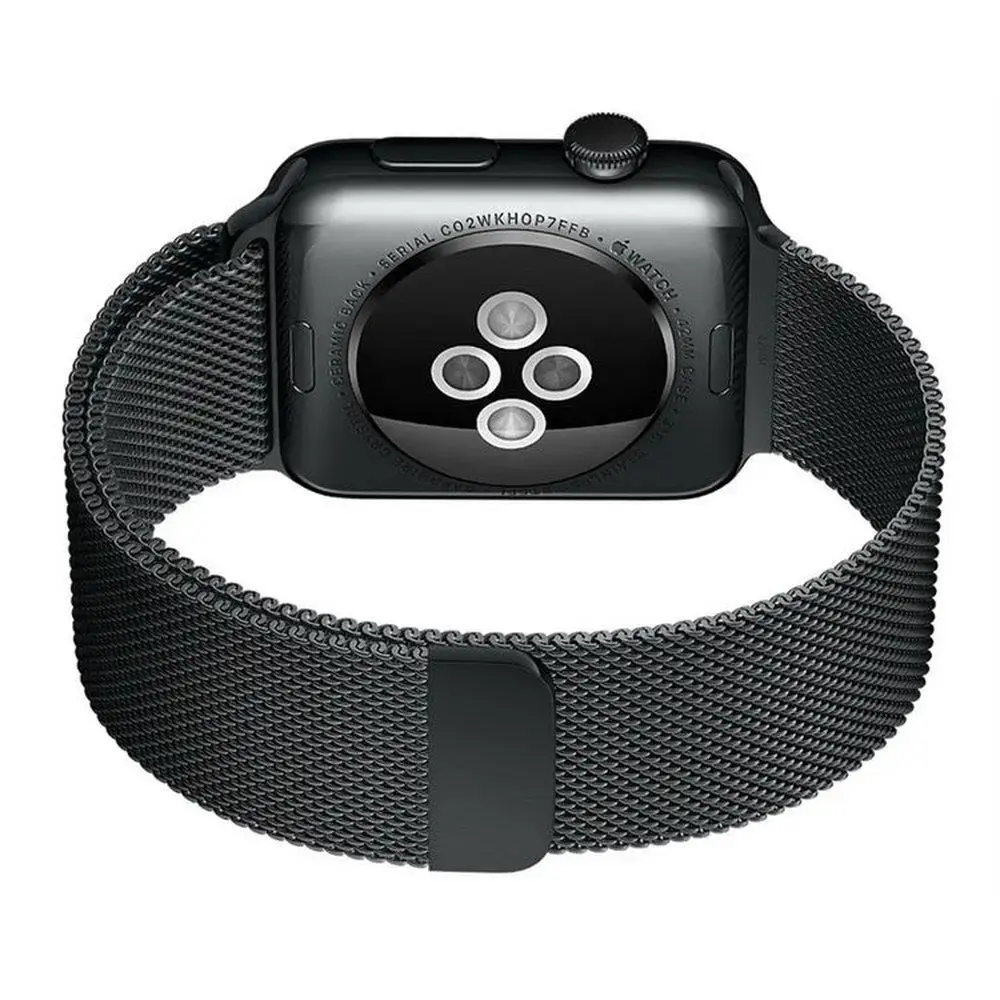 Hurtel viedpulksteņa siksniņa priekš Apple Watch (38/40 mm) | nerūsējošs tērauds | sarkana