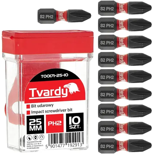 Löökkruvikeeraja otsik PH2 25mm S2 – karp