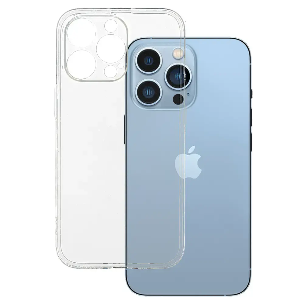 Ultra Clear 1mm maciņš telefonam iPhone 13 Pro caurspīdīgs