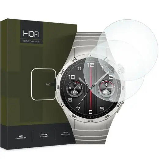 HOFI GLASS PRO+ 2-PACK HUAWEI WATCH GT 4 (46 MM) CLEAR TEMPERED GLASS