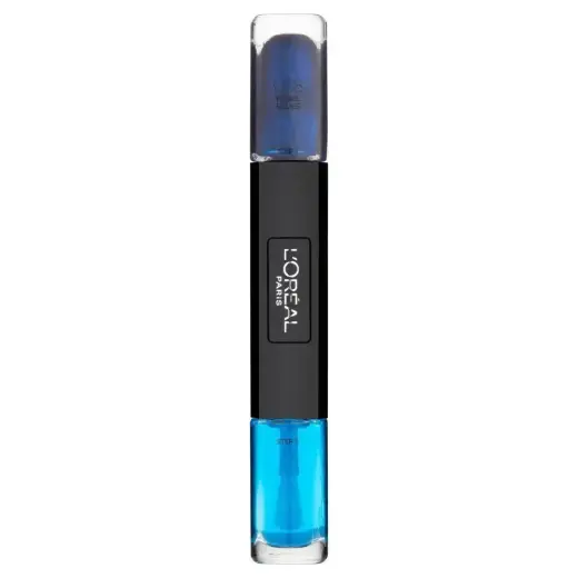 L'Oreal Paris, Infallible, Nail Polish 2-In-1, 038, Rebel Blues, 2 x, 5 ml