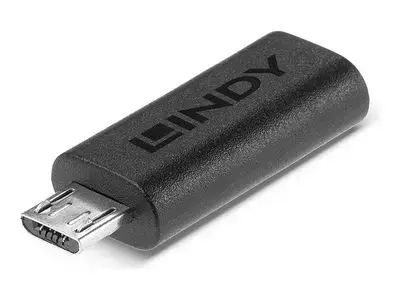 Lindy - USB-C adapter - 24 pin USB-C to Micro-USB Type B