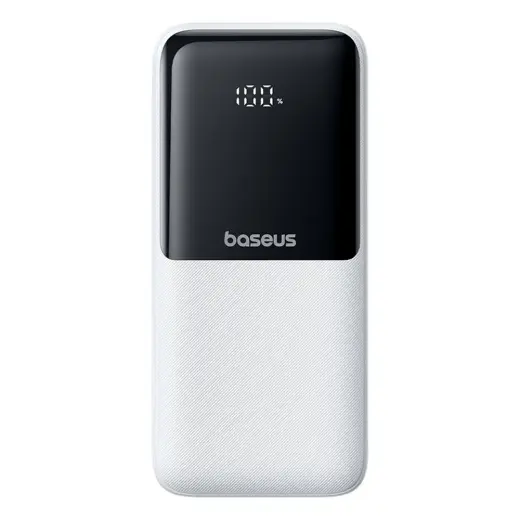 Baseus Lipow väline akupank (powerbank) | 20 000 mAh | 22.5W | USB-C, USB-A, Lightning | valge