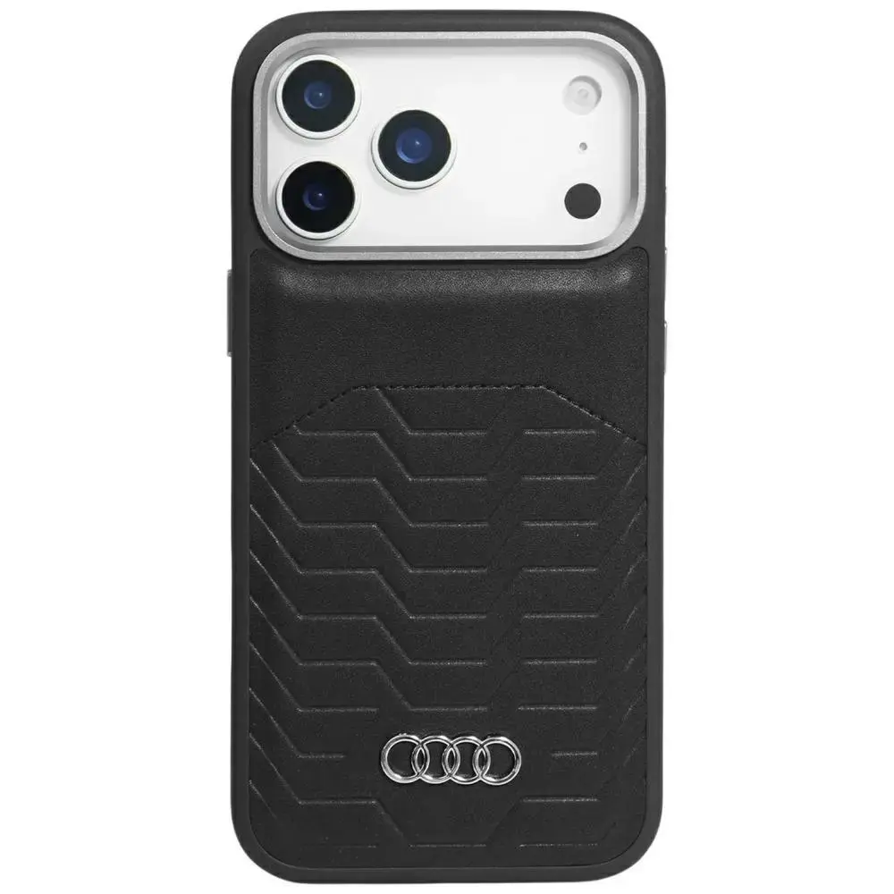 Audi GT maciņš ar MagSafe atbalstu telefonam iPhone 17 Pro melns
