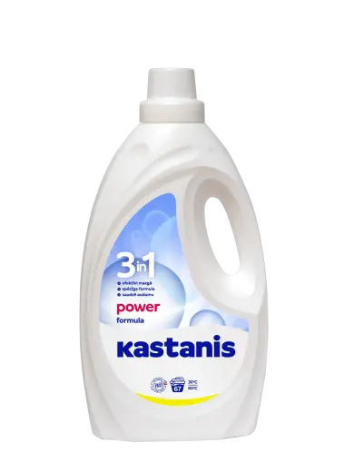 Veļas mazgāšanas līdzeklis KASTANIS 3in1 Power formula, 2.7l