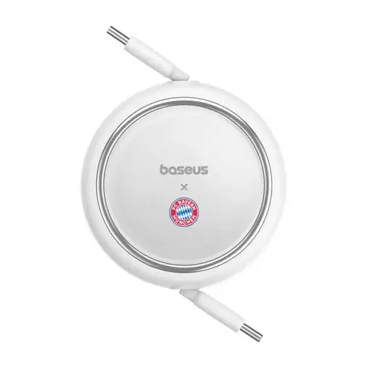 Baseus Free2Pull data transfer and charging cable | USB-C to USB-C | 100W | 1m | white