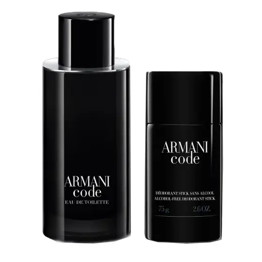 Set Giorgio Armani: Code, Eau De Toilette, For Men, 125 ml + Code, Anti-Perspirant, Deodorant Stick, For Men, 75 g