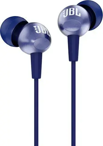 Wire earphones Jack 3,5 mm JBL C200Si blue