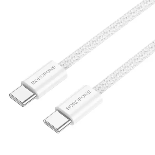 Borofone Cable BX104 Primo - Type C to Type C - 60W 3A 1 metre white