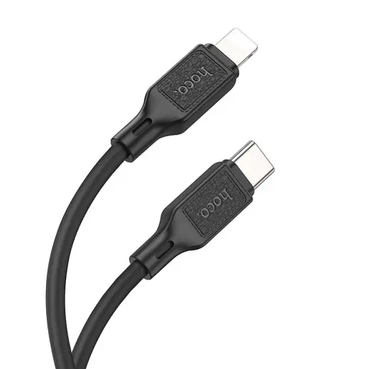 Cable USB C to Lightning Hoco PD 20W 1 m X90 black