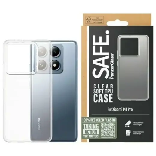 SAFE by PanzerGlass Xiaomi 14T Pro        Hardcase przeźroczysty|clear SARTPUCG58319