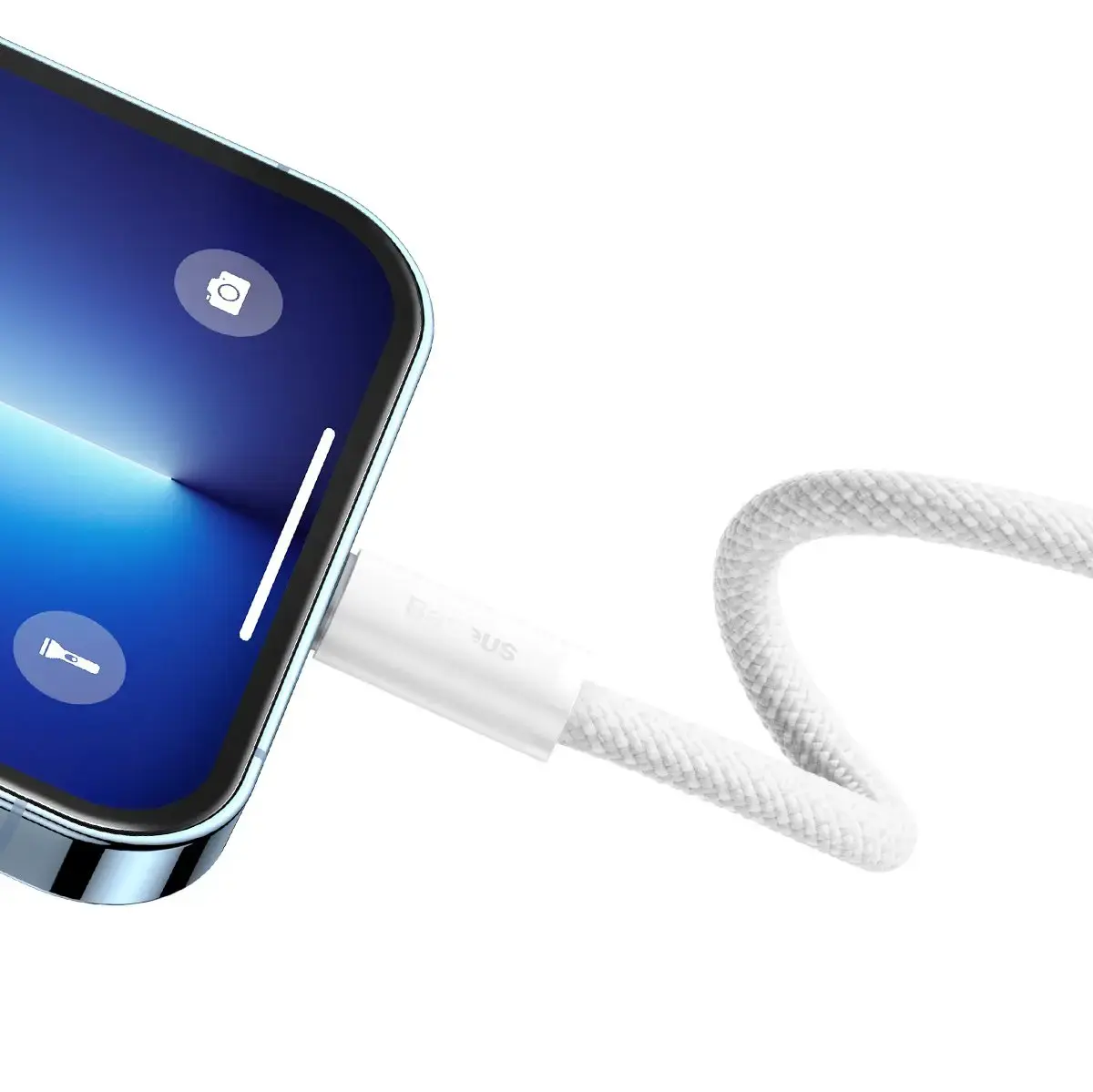 Baseus CALD000102 Dynamic Series datu pārraides un uzlādes vads | USB-C uz Lightning | 20W | 2m | balts