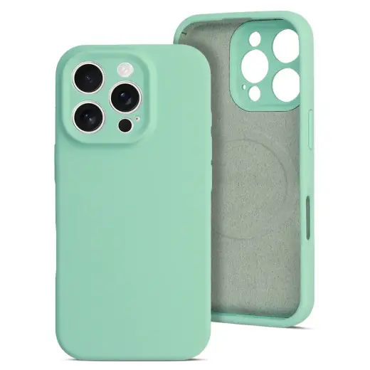 MagColor Pure phone case for iPhone 15 green
