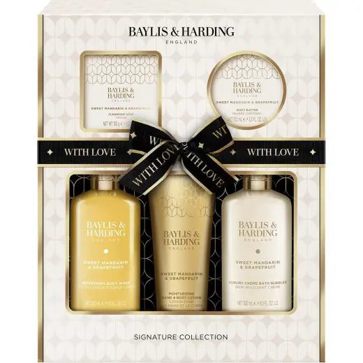 Baylis & Harding, Set Regalo Bellezza, Geschenkset Mandarin & Grapefruit Set 5-tlg (Set per La Cura Del Corpo)