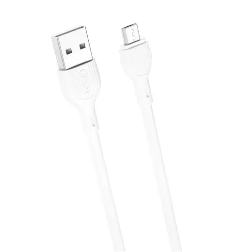 XO NB200 провод для передачи данных и зарядки | USB-A на Micro USB | 10.5W | 1m | белый