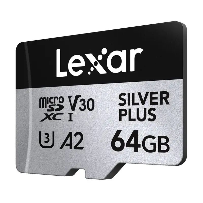 Karta pamięci Lexar High-Performance Silver Plus microSDXC 64GB + adapter