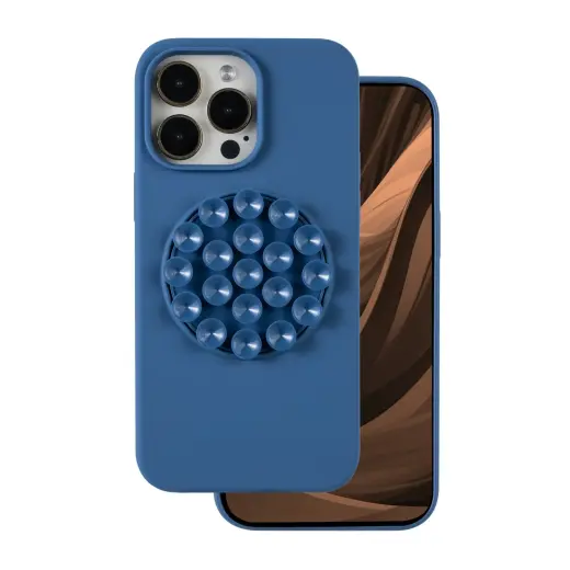 Silicone Stick maciņš telefonam iPhone 17 zils